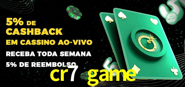 Promoções do cassino ao Vivo cr7 game